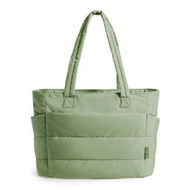 Detailed information about the product Tote Bag for Women,Lightweight Puffy Tote Bag with Compartments Shoulder Bag Handbag for Travel,Work,Gym Green