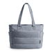 Tote Bag for Women,Lightweight Puffy Tote Bag with Compartments Shoulder Bag Handbag for Travel,Work,Gym Grey. Available at Crazy Sales for $19.99