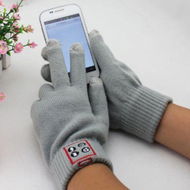 Detailed information about the product Touchscreen Acrylic Bluetooth Gloves-Gray