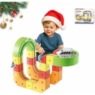 Detailed information about the product Track Fusion Train Set, 67Pcs Magic Rail Cube Electric Trackfusion Train Set, 3D Infinity Magnetic Monorail Race Track Fusion Toy for Kids