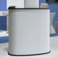 Detailed information about the product Trade Show Counter Foldable 90x48x93 cm Engineered Wood
