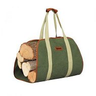 Detailed information about the product Traderight Firewood Bag Durable Canvas Leather Fire Wood Carrier Log Holder Tote