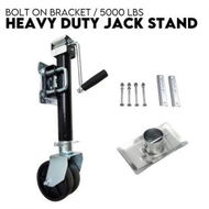 Detailed information about the product TRAILER PARTS TRAILER CARAVAN JACK STAND /JOCKEY WHEEL DRAW BAR FITMENT 5000LBS