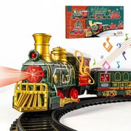 Detailed information about the product Train Set Train Toys with Lights and Sound, Train Set Under Christmas Tree, Model Trains for Boys and Girls Gifts