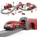 Train Sets for Boys and Girls, 66 Pcs Trains Toy with Battery Operated & Tracks Magnetic Connection, Christmas Toy Gifts (Red). Available at Crazy Sales for $29.95