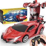 Detailed information about the product Transform Remote Control Car - RC Cars,One-Button Transforming,360 Degree Rotation Drifting,2.4Ghz 1:18 Scale,Gift Kids Aged 3+ Boys/Girls (Red)