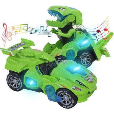 Transforming Music Toy for 4 5 6 7 Year Old Boy (Green)