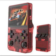 Detailed information about the product Translucent Red R36S 64GB Portable Handheld Game Console 3.5 Inch Retro Video Games Built in Rechargeable Battery