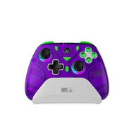 Detailed information about the product Transparent Purple Wireless Game Controller Hall Somatosensory Vibration Burst Back Button Switch Hall Linear Trigger Transparent Color PC Game Hand