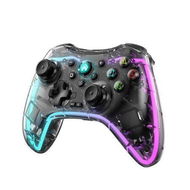 Detailed information about the product Transparent Wireless Controller With 8 Color LED Lighting Compatible With PlayStation 4/PS4 Pro/PS4 Slim/PS4 PS4 With Headphone Jack For PS4 Dualshock 4 Games.