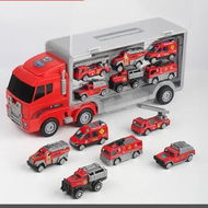 Detailed information about the product Transport Vehicle with 6 Random Cars, 7 in 1 Construction Truck, Toy Transport Truck Vehicle Set, Gifts for Kids