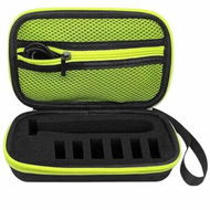 Detailed information about the product Travel Shaver Case Compatible with One Blade QP2724/90 QP2834/70 QP2630/72 Hybrid Electric Trimmer Hard Portable Storage Carrying Case, Green