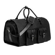 Detailed information about the product Travel Suit Carrier Bag Duffle Bag Luggage Bag Large Case for Men with Shoe Compartment,45L,Color Black