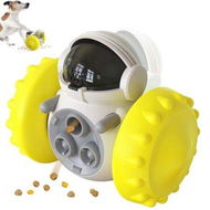 Detailed information about the product Treat Interactive Dog Toys Dog Treat Puzzle Dispensing Dog Toys Puppy Slow Feeder Toys For Small And Medium Dogs (Yellow).