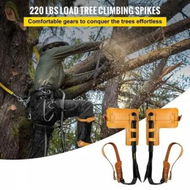 Detailed information about the product Tree Climbing Spike Set Pole Climbing Spurs W/ Security Lanyard & Harness