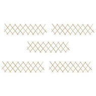 Detailed information about the product Trellis Fences 5 Pcs Firwood 180x30 Cm