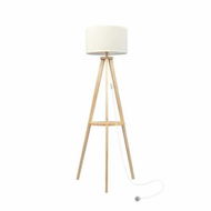 Detailed information about the product Tripod Floor Lamp with Shelf