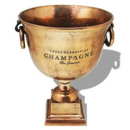 Detailed information about the product Trophy Cup Champagne Cooler Copper Brown