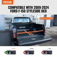 Detailed information about the product Truck Bed Cover, Roll Up Truck Bed Tonneau Cover, Compatible with 2009-2024 Ford F-150 Styleside Bed, for 1.7m x 1.7m Bed, Soft PVC material, 100% Bed Access Roll Up Tonneau Cover