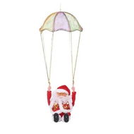 Detailed information about the product Tumbling Santa with Music Funny Parachute Santa Claus Ornament for Christmas Tree and Party Home Decor