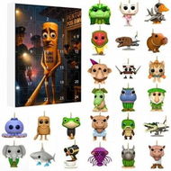 Detailed information about the product Tung Sahur Advent Calendar 24 Days Italian Brain Red Figures Acrylic Blind Box Advent Calendar, Tralalero Tralala Figure 24 Days Decoration Gifts