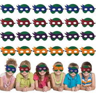 Detailed information about the product Turtles Mask for Kids Turtles Felt Masks Party Favors,Turtles Themed Game Video Birthday Party Supplies,Party Decoration Birthday Gift (24 Pack)