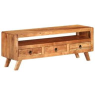Detailed information about the product TV Cabinet 110x30x40 cm Solid Acacia Wood