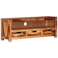 Detailed information about the product TV Cabinet 110x30x40 Cm Solid Wood Acacia