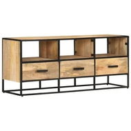 Detailed information about the product TV Cabinet 110x30x45 cm Rough Mango Wood