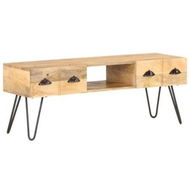 Detailed information about the product TV Cabinet 120x35x45 Cm Solid Mango Wood