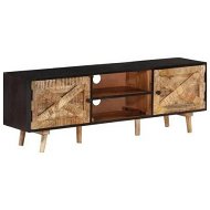 Detailed information about the product TV Cabinet 140x30x46 cm Rough Mango Wood and Solid Wood Acacia