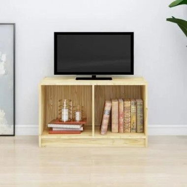 TV Cabinet 70x33x42 cm Solid Pinewood