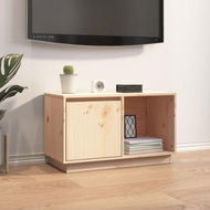 Detailed information about the product TV Cabinet 74x35x44 Cm Solid Wood Pine