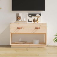 Detailed information about the product TV Cabinet 90x40x60 Cm Solid Wood Pine