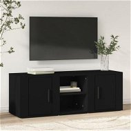 Detailed information about the product TV Cabinet Black 100x31.5x35 Cm Engineered Wood.