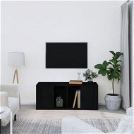 Detailed information about the product TV Cabinet Black 100x35x40 Cm Engineered Wood