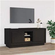 Detailed information about the product TV Cabinet Black 102x35x45 cm Engineered Wood