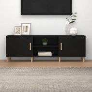 Detailed information about the product TV Cabinet Black 150x30x50 Cm Engineered Wood