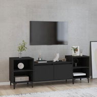 Detailed information about the product TV Cabinet Black 160x35x55 Cm Engineered Wood