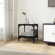 Detailed information about the product TV Cabinet Black 40x33x41 Cm Engineered Wood And Steel