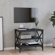 Detailed information about the product TV Cabinet Black 60x40x50 Cm Engineered Wood