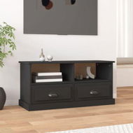 Detailed information about the product TV Cabinet Black 93x35.5x45 Cm Engineered Wood.