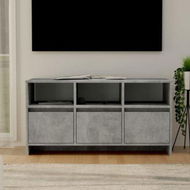 Detailed information about the product TV Cabinet Concrete Grey 102x37.5x52.5 Cm Engineered Wood.