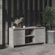 Detailed information about the product TV Cabinet Concrete Grey 102x37.5x52.5 Cm Engineered Wood.