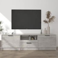 Detailed information about the product TV Cabinet Concrete Grey 140x35x40 cm Engineered Wood