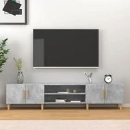 Detailed information about the product TV Cabinet Concrete Grey 180x31.5x40 cm Engineered Wood