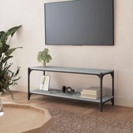 Detailed information about the product TV Cabinet Grey Sonoma 100x33x41 Cm Engineered Wood And Steel