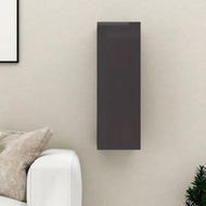 Detailed information about the product TV Cabinet High Gloss Grey 30.5x30x90 Cm Engineered Wood.