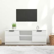 Detailed information about the product TV Cabinet High Gloss White 102x35x36.5 cm Engineered Wood