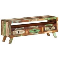 Detailed information about the product TV Cabinet Multicolour 110x30x40 cm Solid Reclaimed Wood